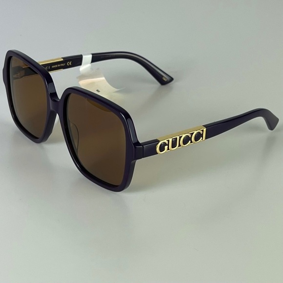 NEW GUCCI AUTHENTIC DESIGNER SQUARE SUNGLASSES - Picture 2 of 10